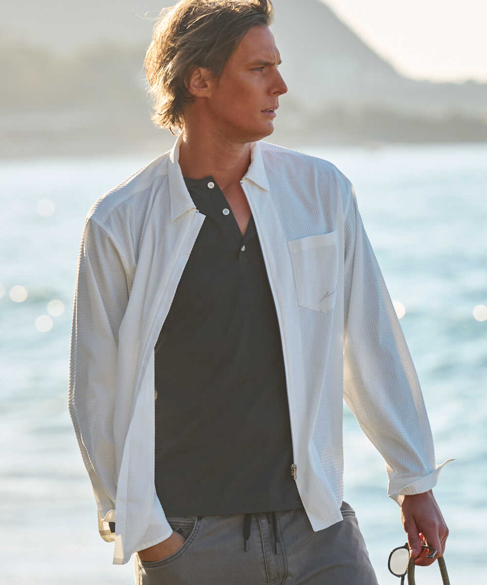 別注限定 ジップアップ シャツジャケット