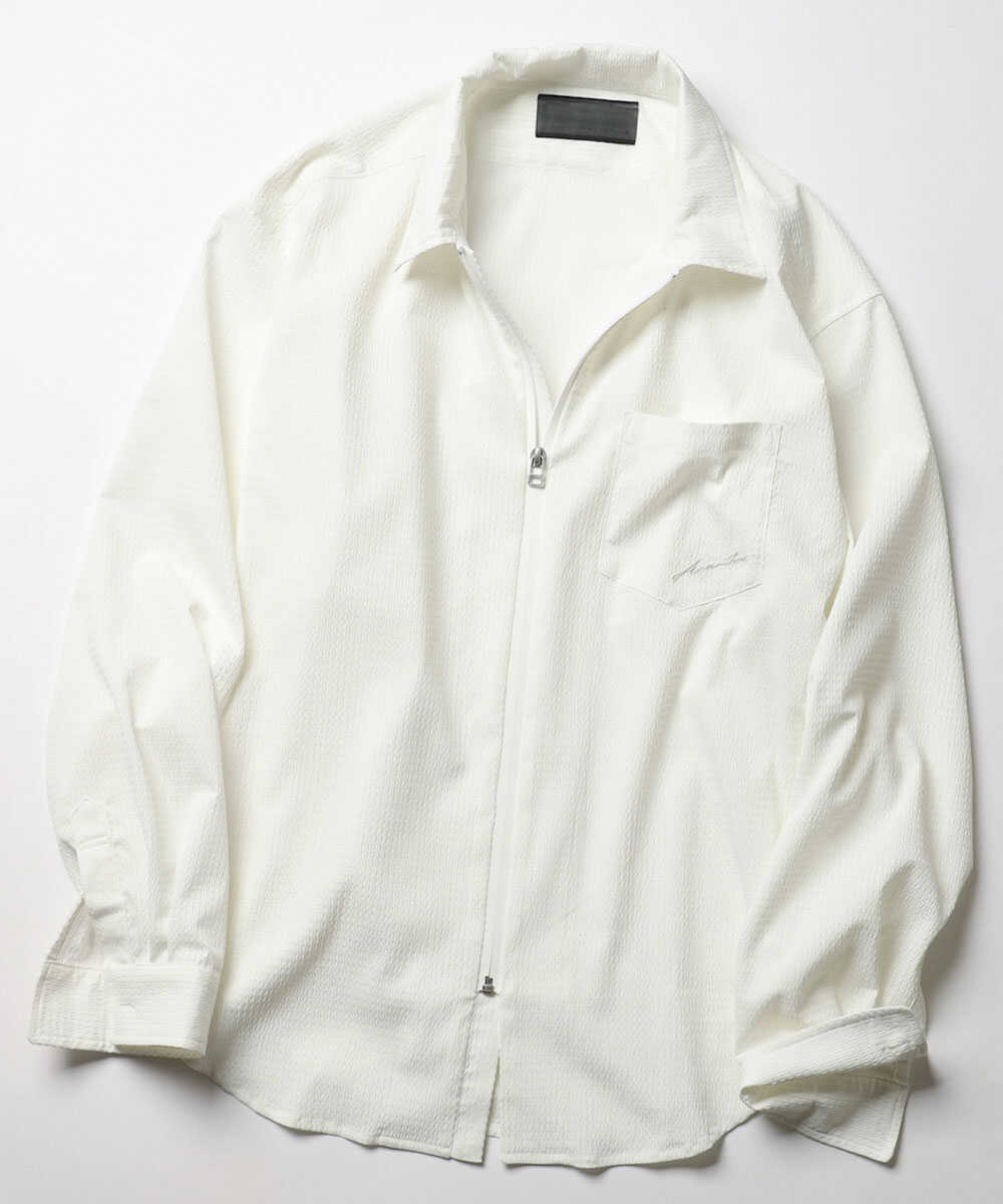 別注限定 ジップアップ シャツジャケット
