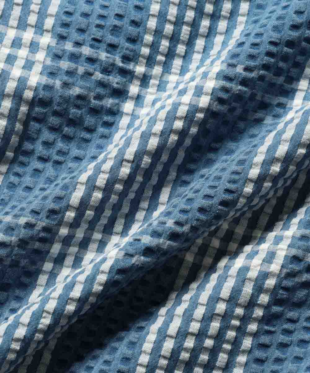 別注限定 インディゴ シアサッカー ショーツ