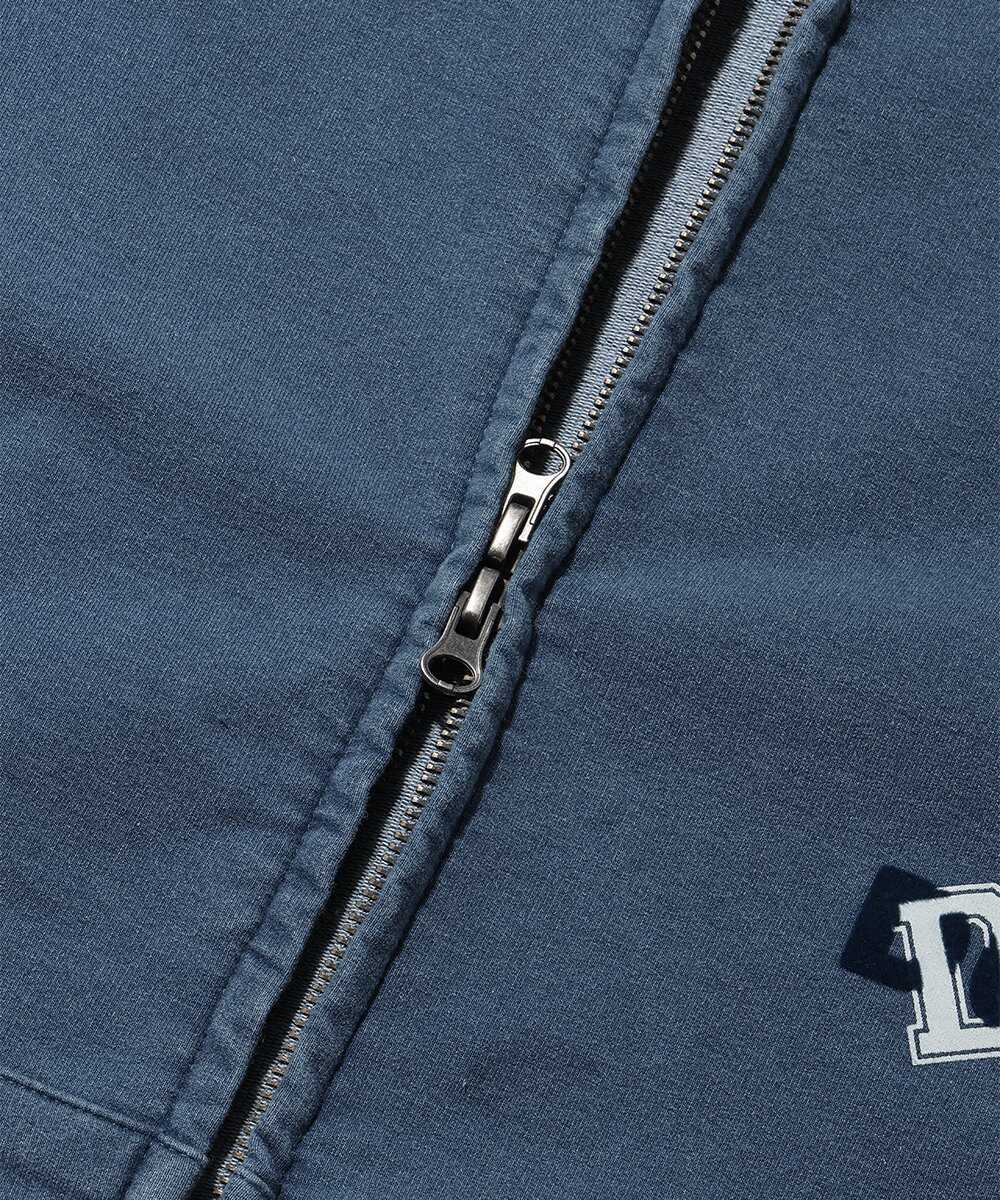 インディゴポンチ ジップアップパーカ