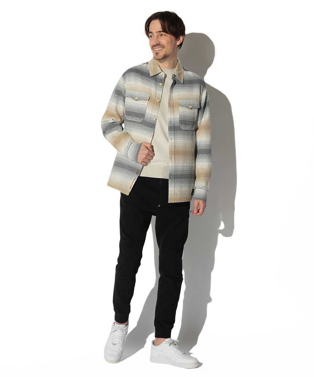 トラックデニムパンツ