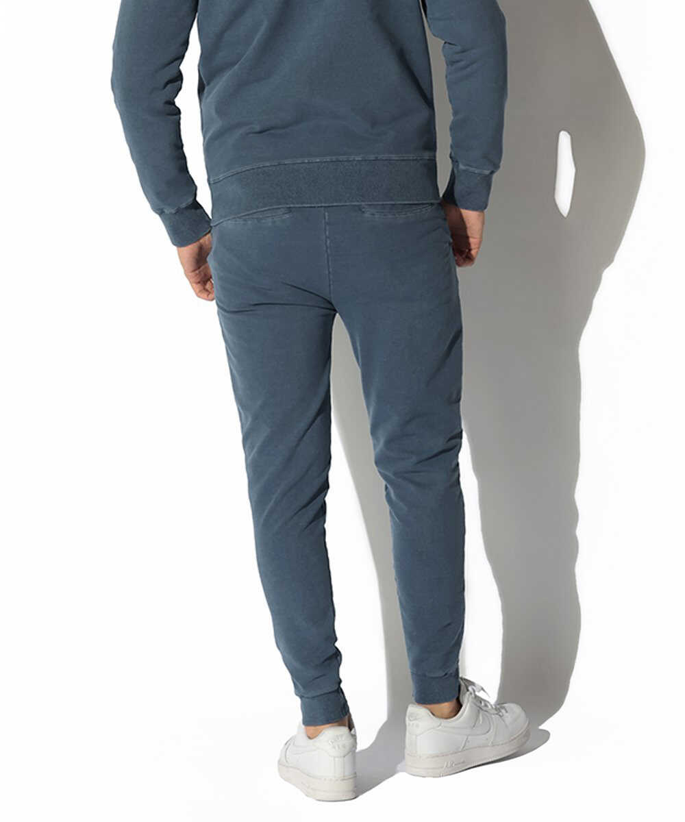 インディゴポンチ スリムジョガーパンツ