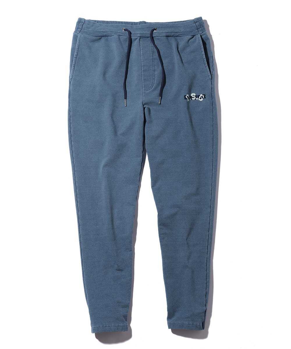 インディゴポンチ スリムジョガーパンツ