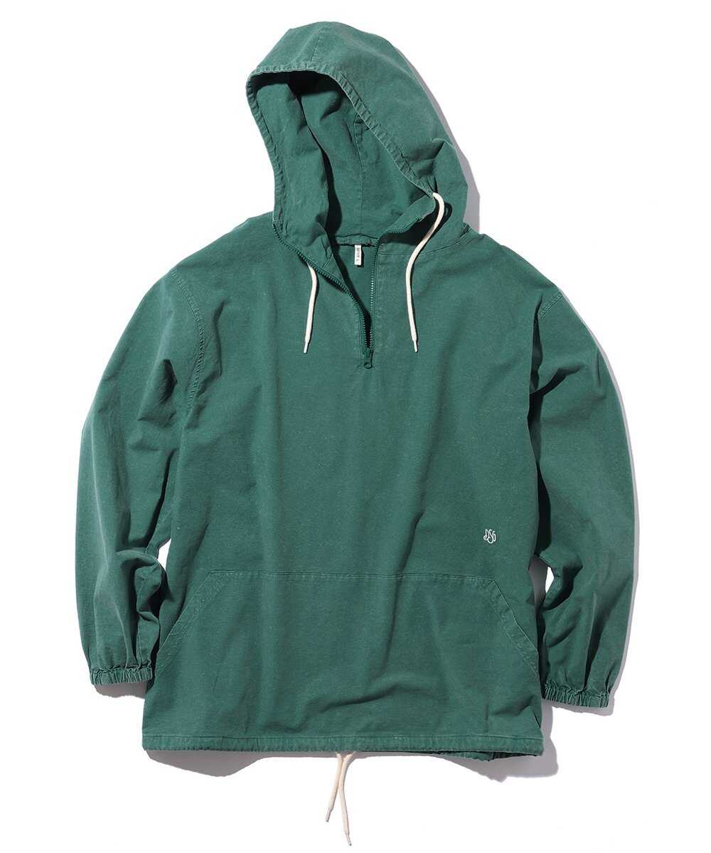 硫化染めオックスフォード プルオーバーパーカ