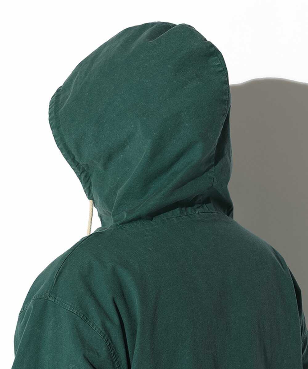 硫化染めオックスフォード プルオーバーパーカ