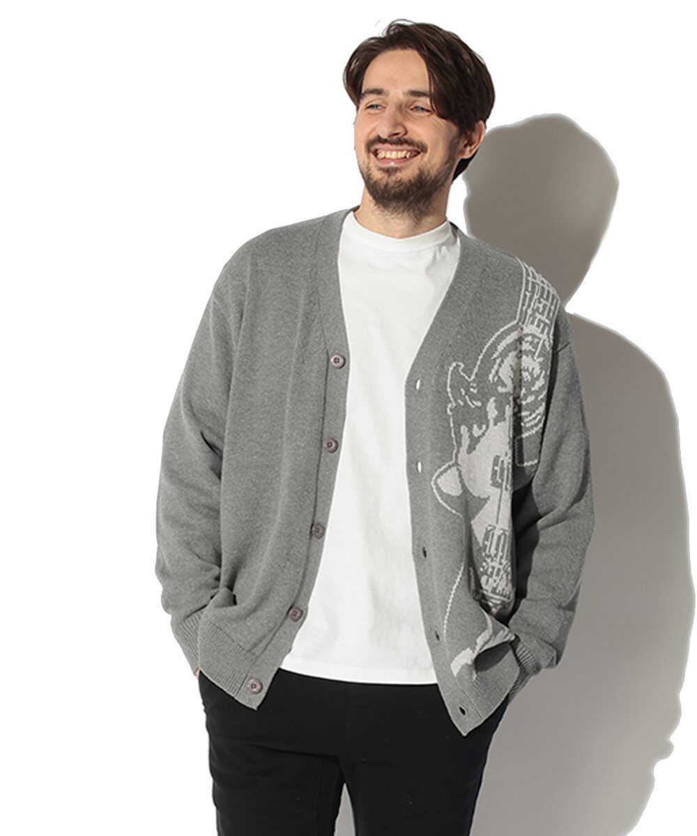 GUITAR GIRL 編込カーディガン