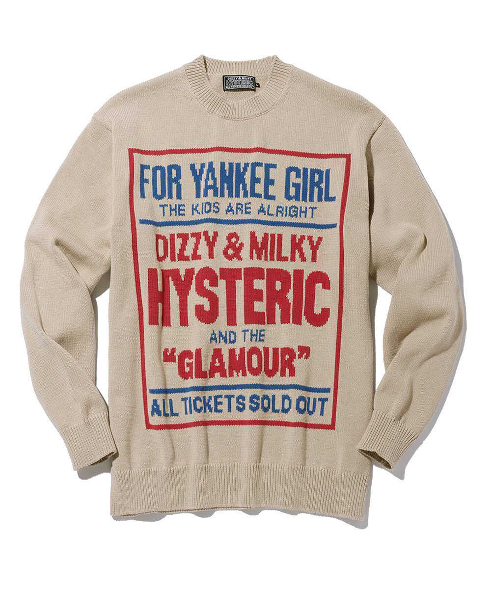 DIZZY&MILKY 編込セーター