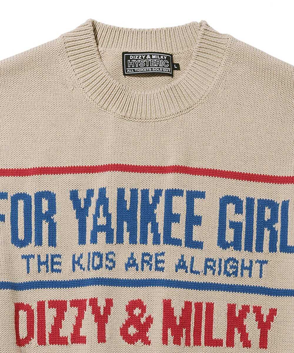 DIZZY&MILKY 編込セーター