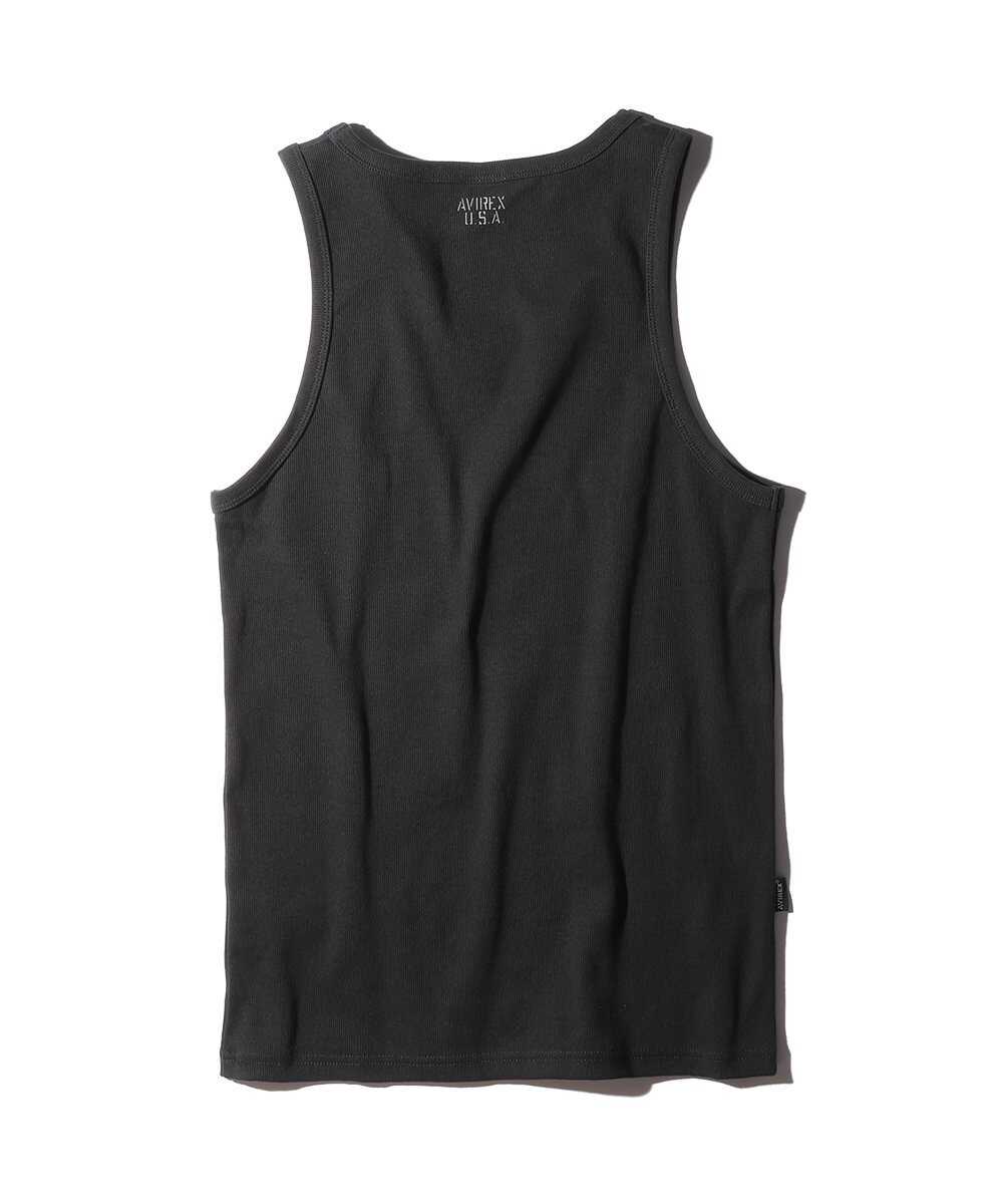 リブ タンクトップ