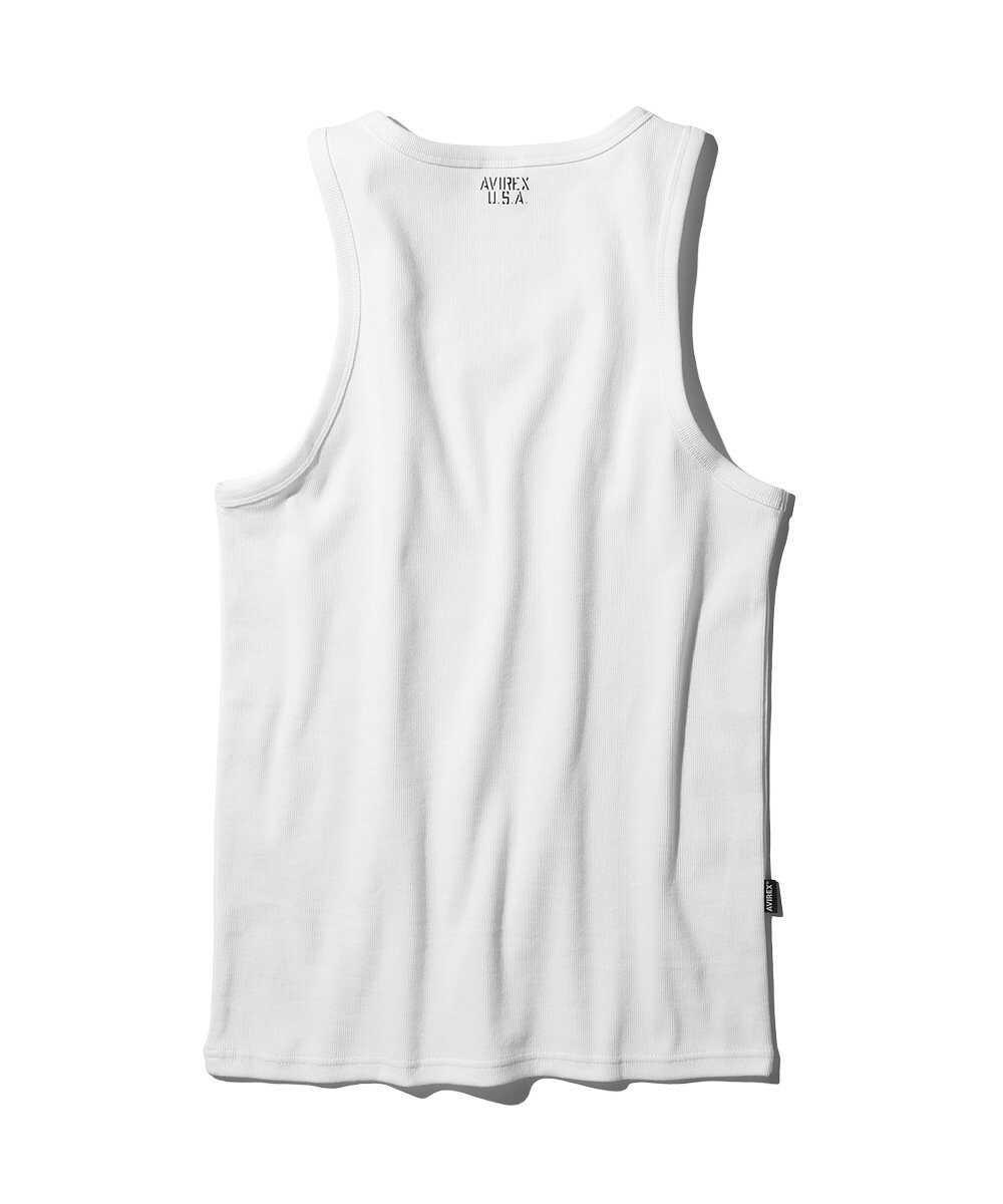 リブ タンクトップ