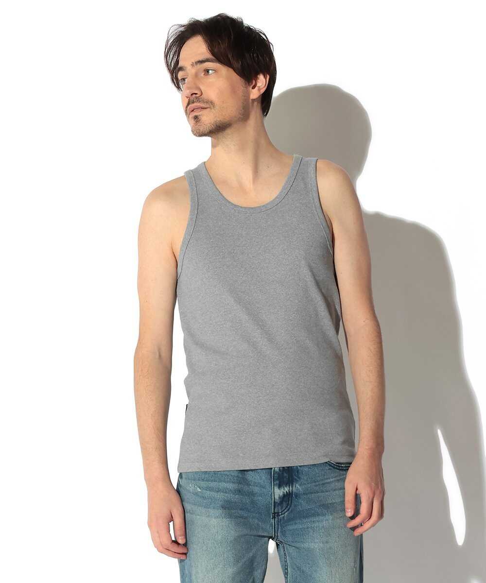 リブ タンクトップ