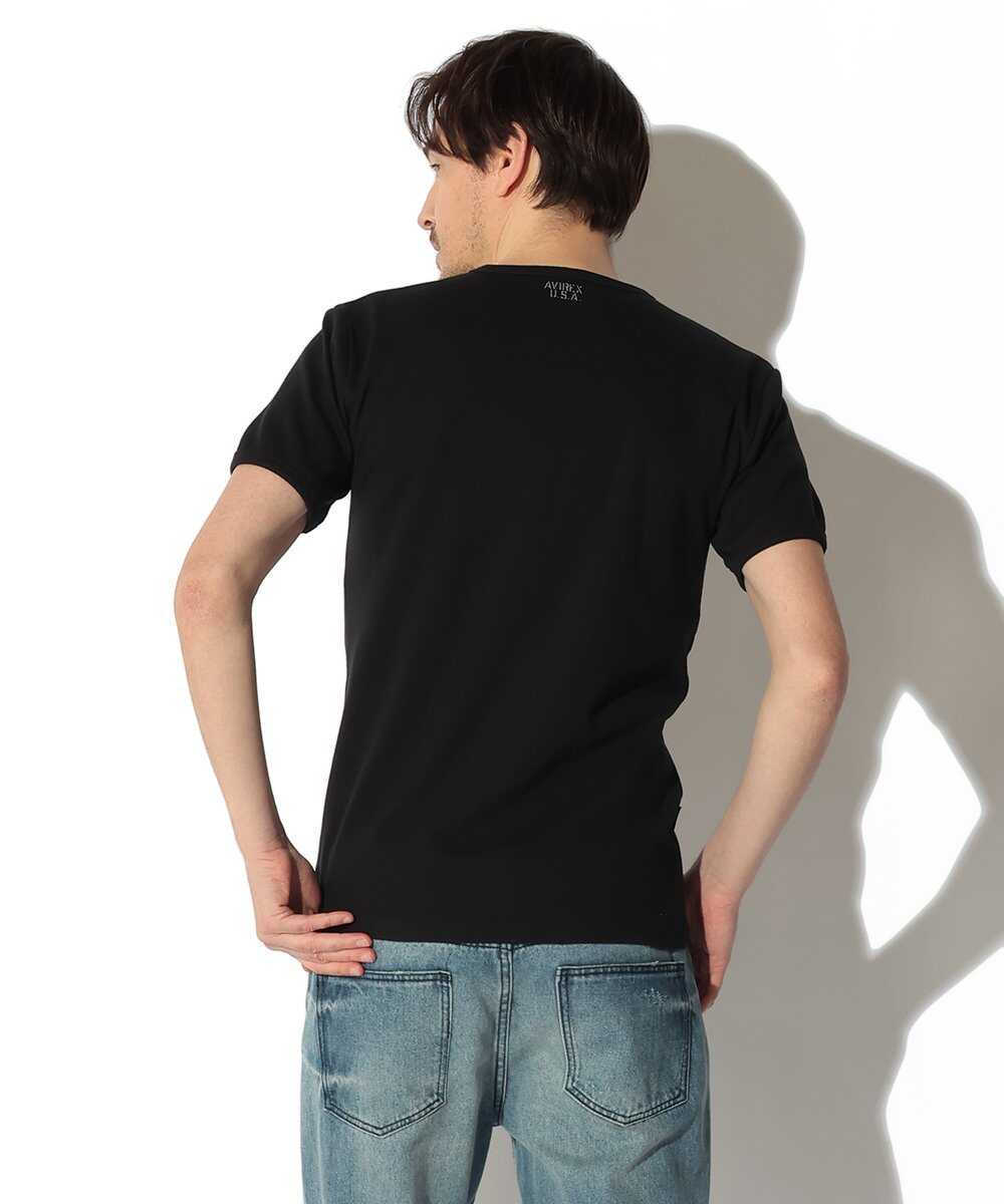 リブ ショートスリーブTシャツ