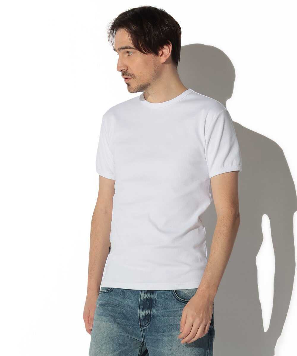リブ ショートスリーブTシャツ