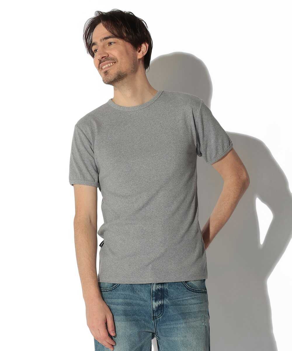 リブ ショートスリーブTシャツ
