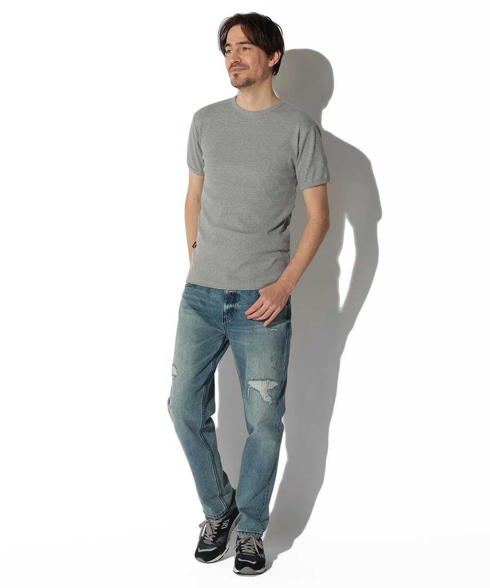 リブ ショートスリーブTシャツ