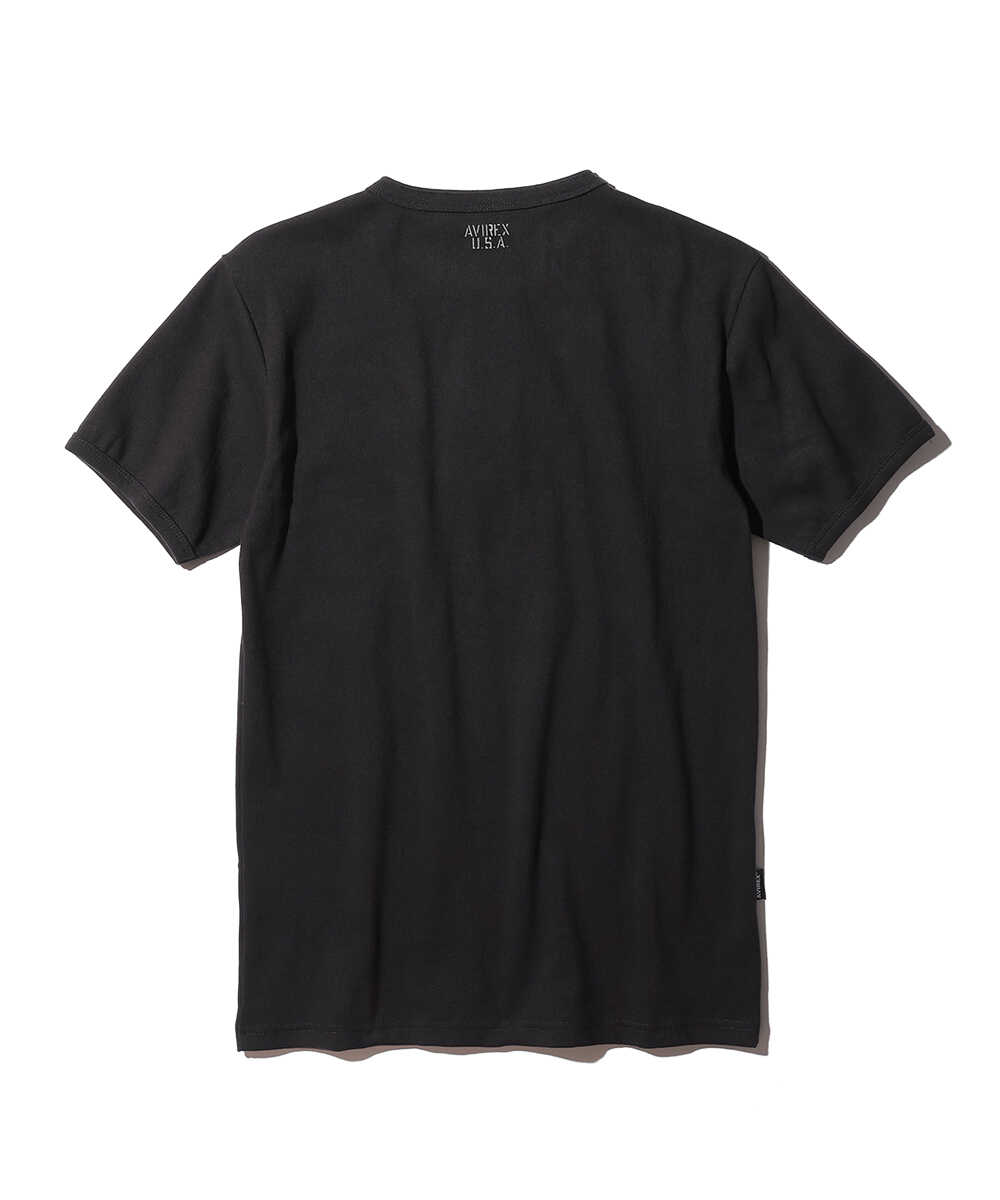 デイリー リブ ヘンリーネックTシャツ