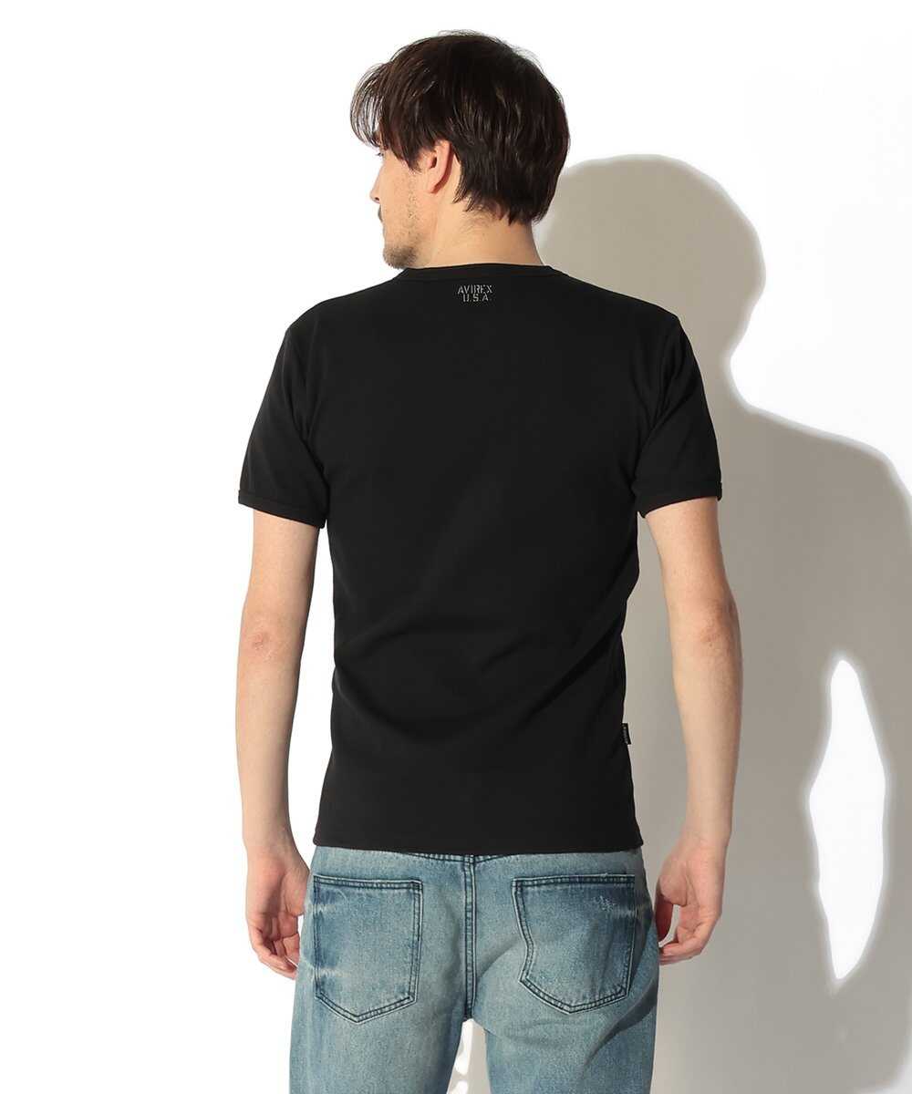 デイリー リブ ヘンリーネックTシャツ