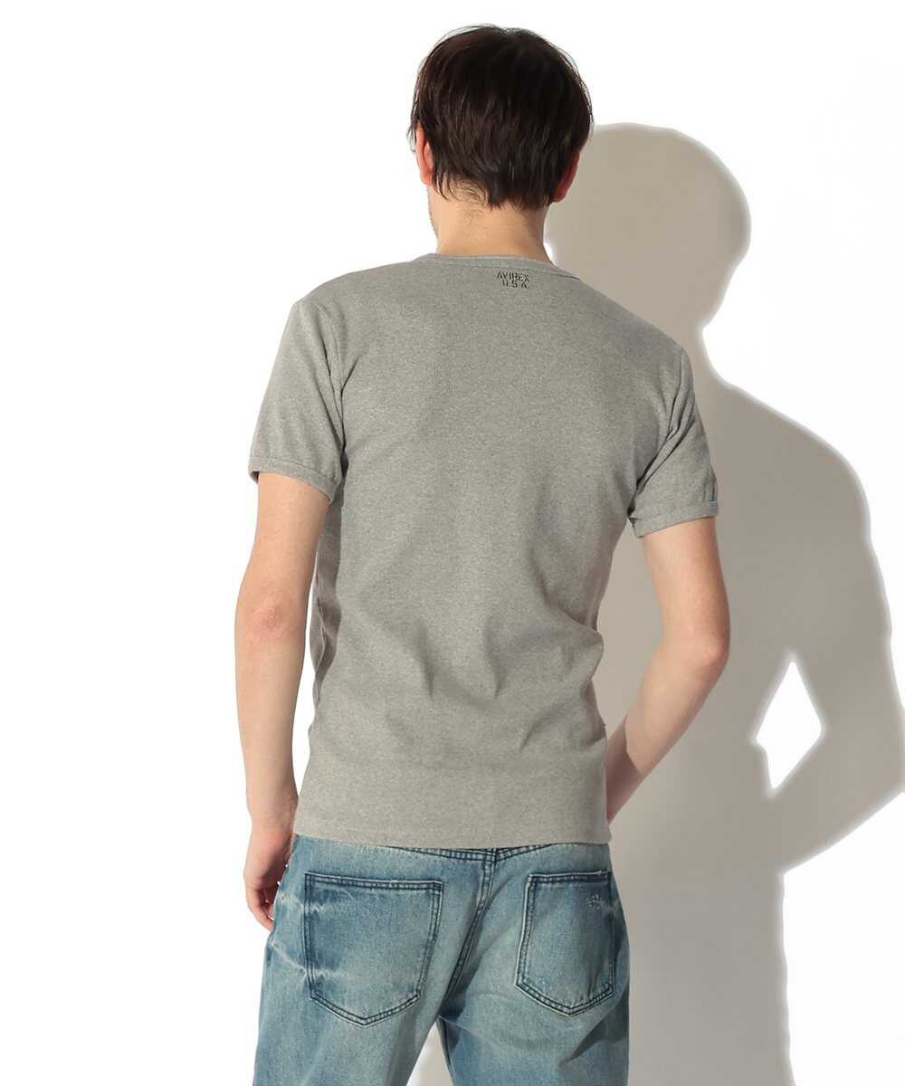 デイリー リブ ヘンリーネックTシャツ