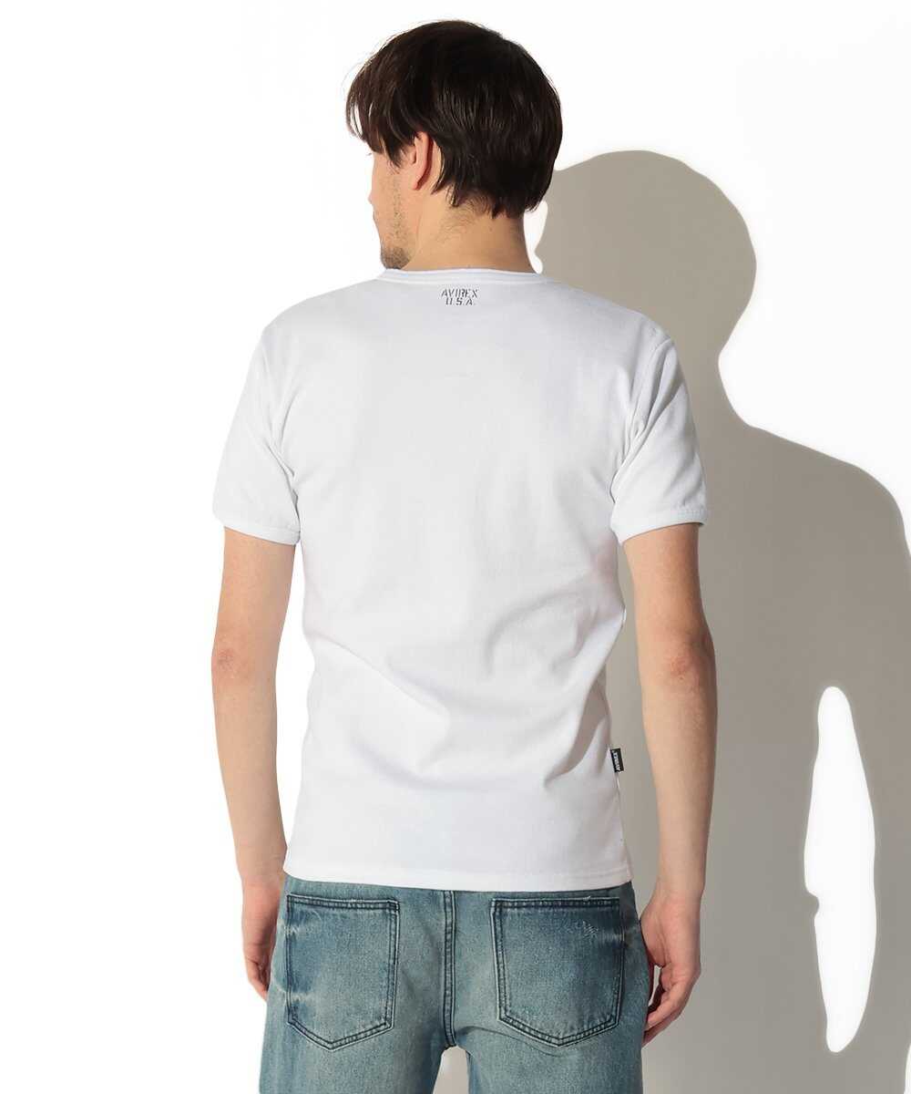 デイリー リブ ヘンリーネックTシャツ