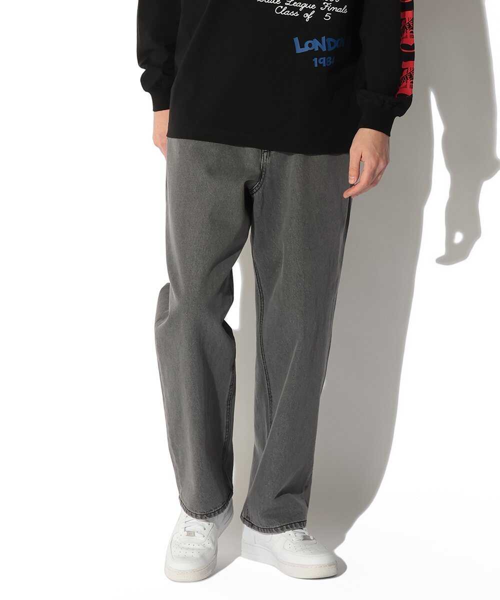 ワイドストレート バギージーンズ