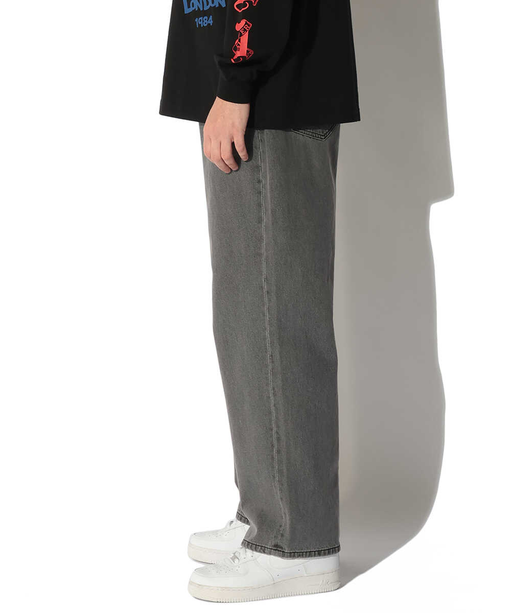 ワイドストレート バギージーンズ