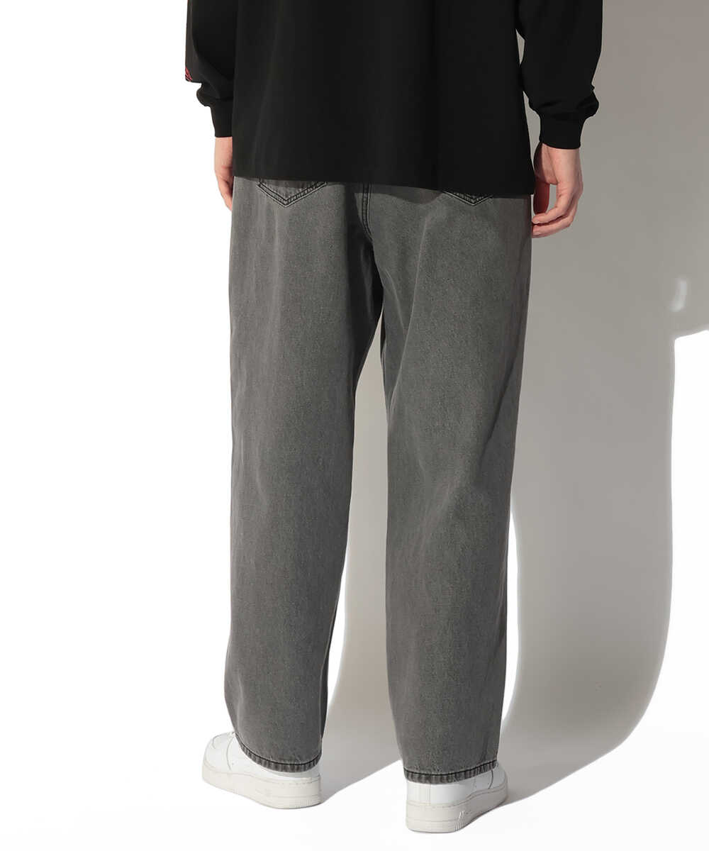 ワイドストレート バギージーンズ