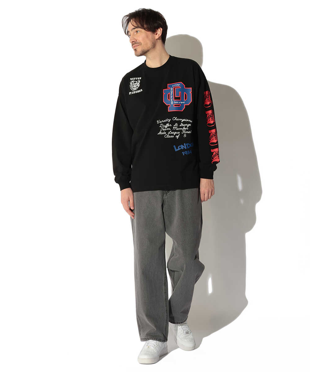 ワイドストレート バギージーンズ