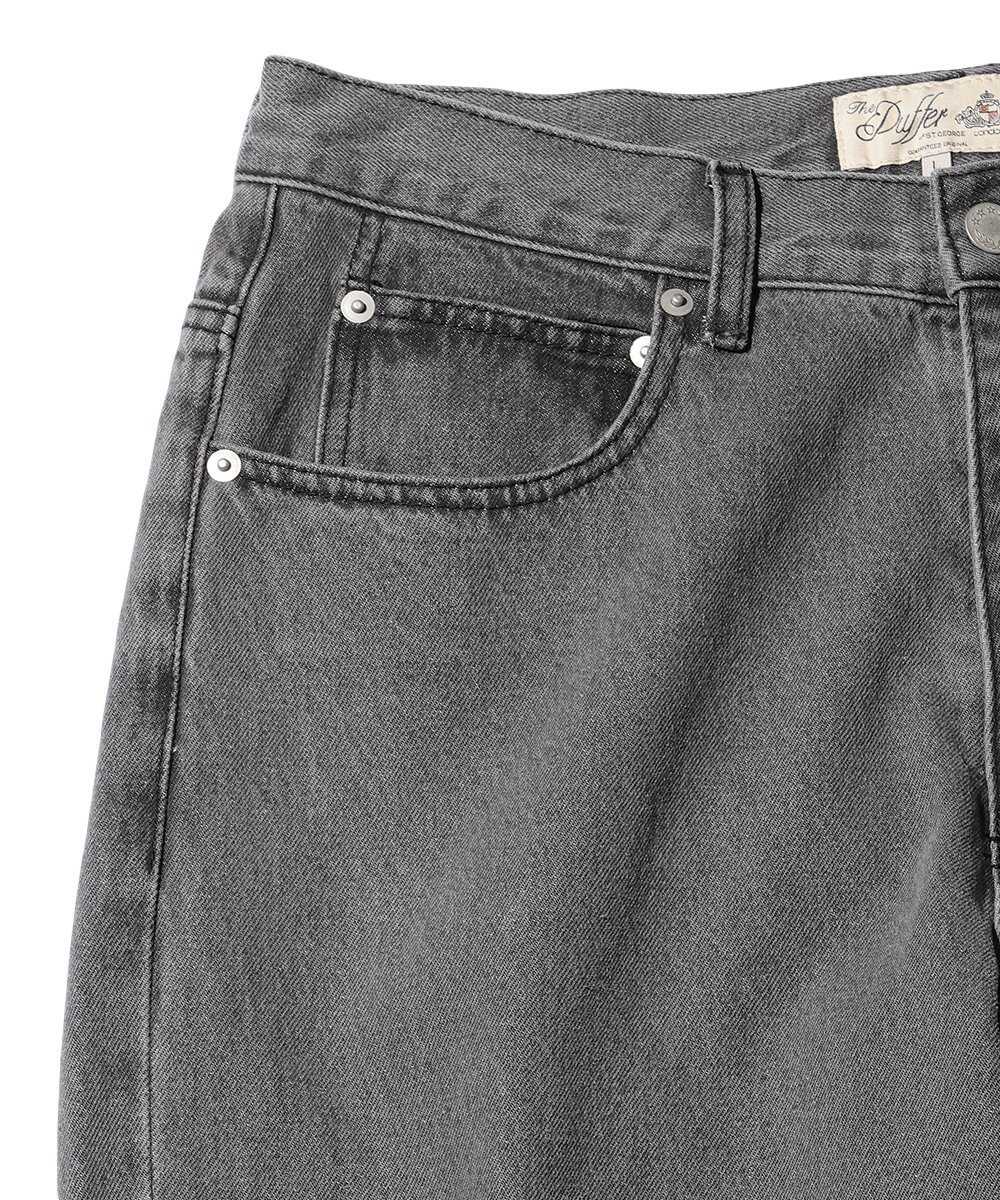 ワイドストレート バギージーンズ