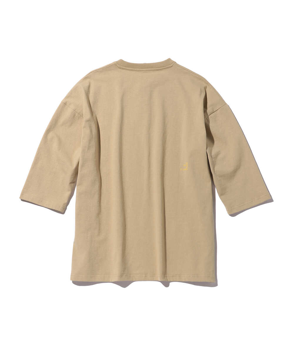 ヘビーウェイト リラックス 7分袖 ヘンリーTシャツ