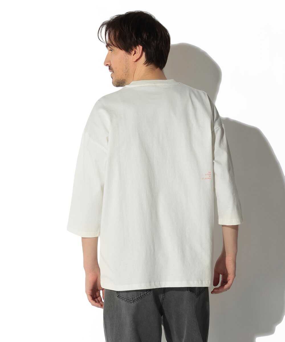 ヘビーウェイト リラックス 7分袖 ヘンリーTシャツ