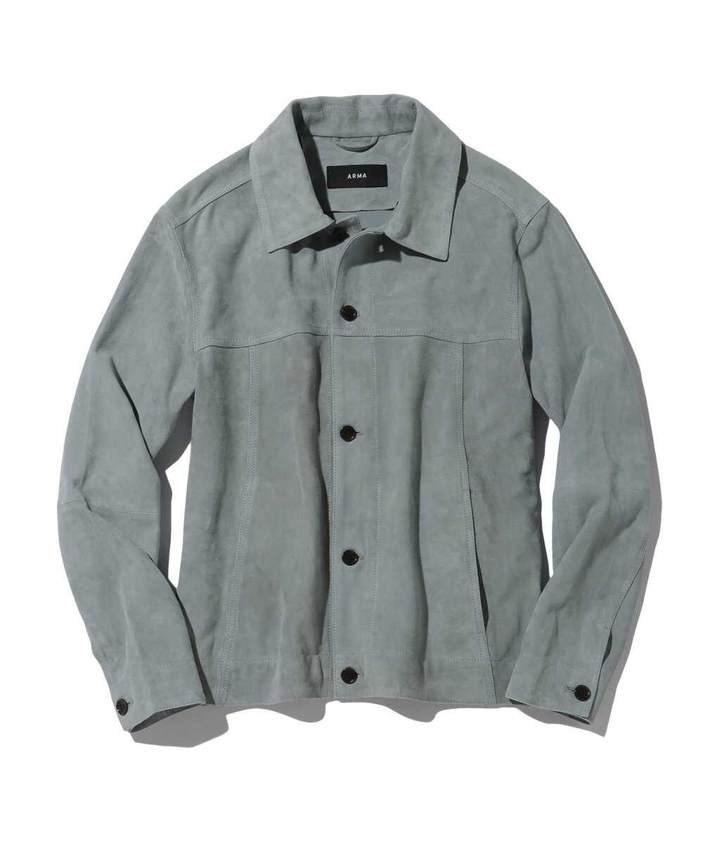 JADEN/ジェイデン ゴートスウェードレザーGジャン