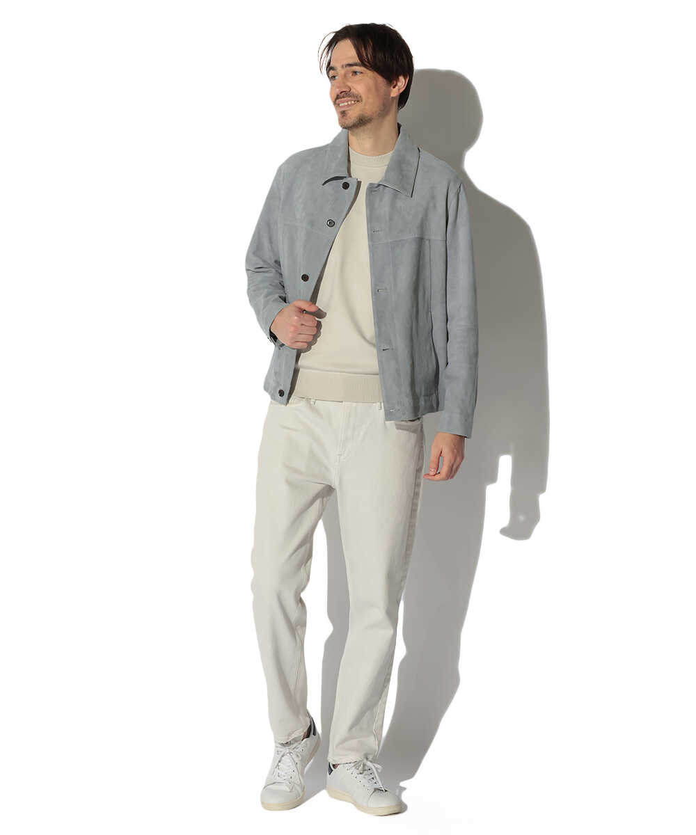 JADEN/ジェイデン ゴートスウェードレザーGジャン