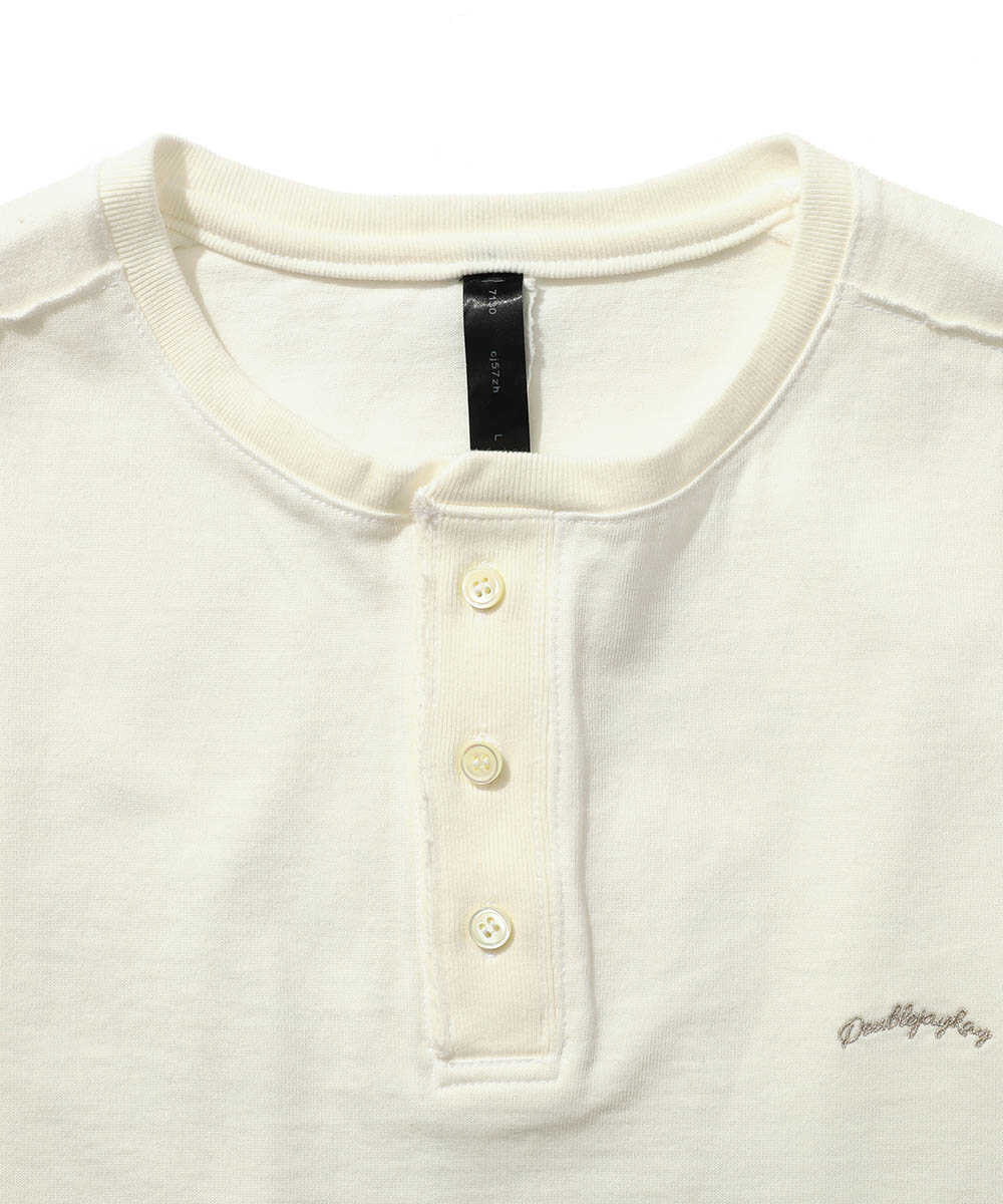 別注限定 カットオフ ヘンリーネックTシャツ
