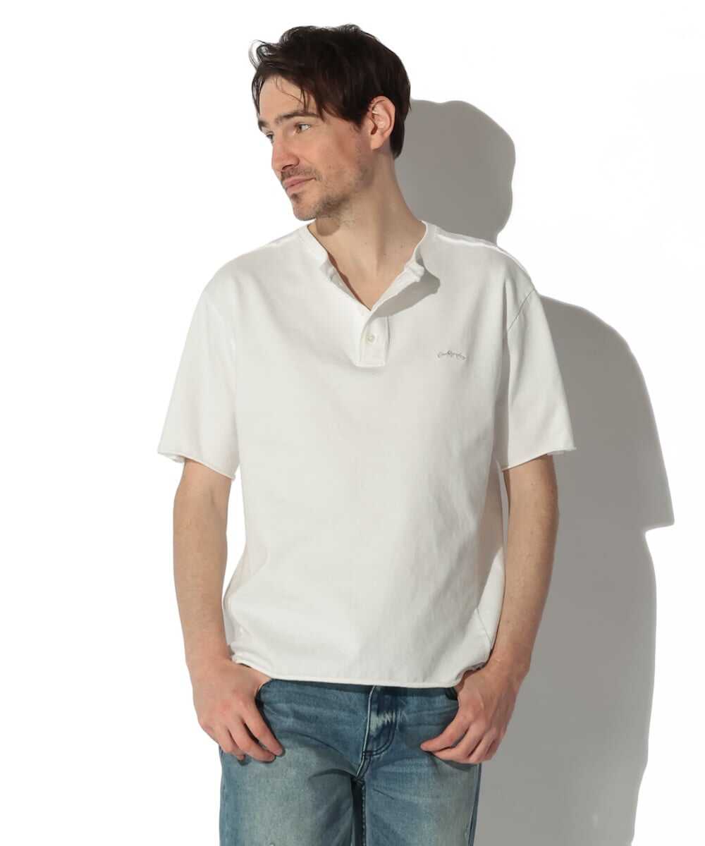 別注限定 カットオフ ヘンリーネックTシャツ