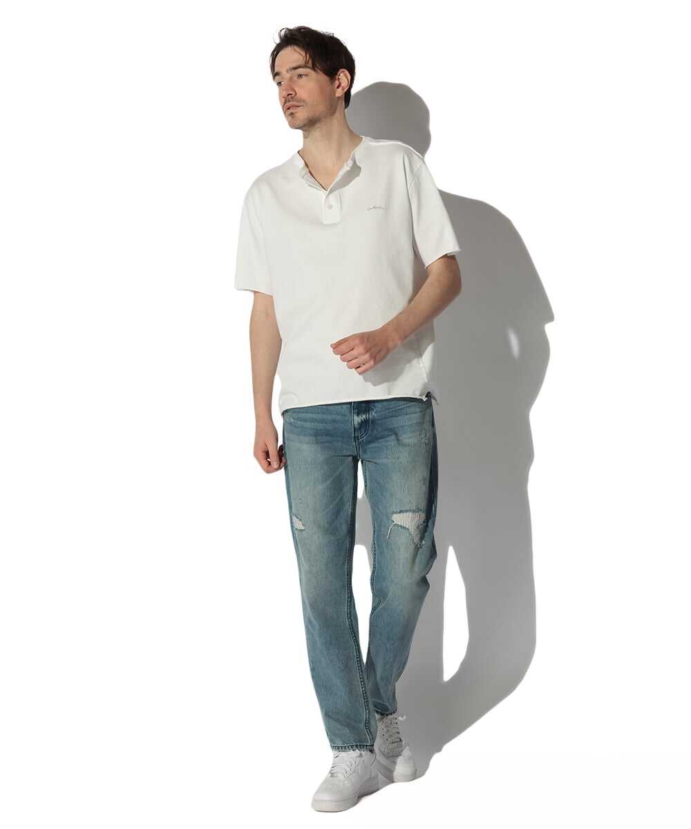 別注限定 カットオフ ヘンリーネックTシャツ