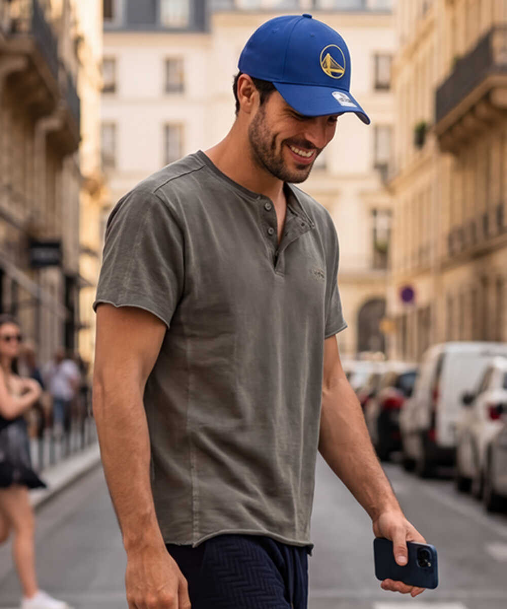 別注限定 カットオフ ヘンリーネックTシャツ