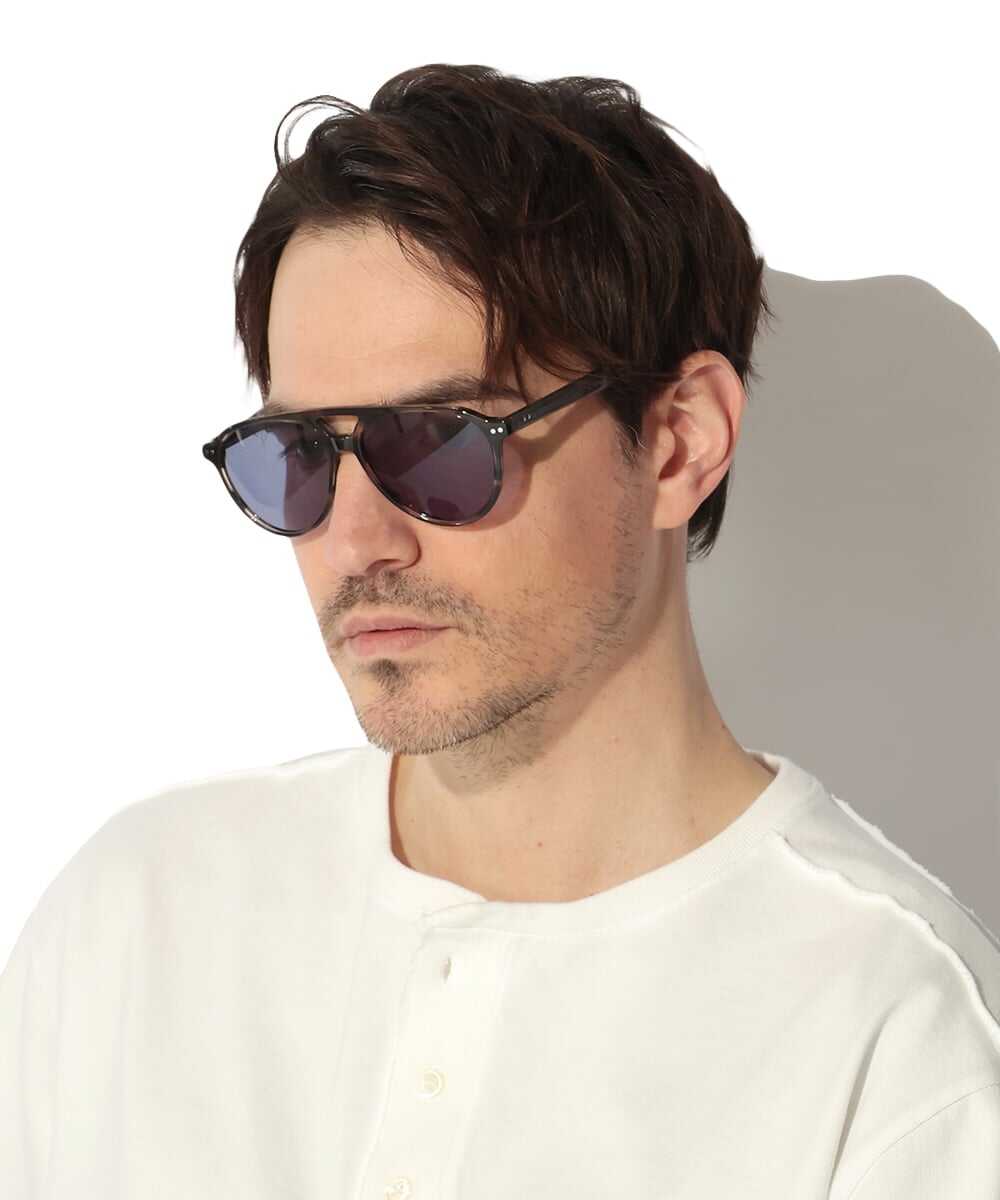 ツーブリッジ ティアドロップ サングラス