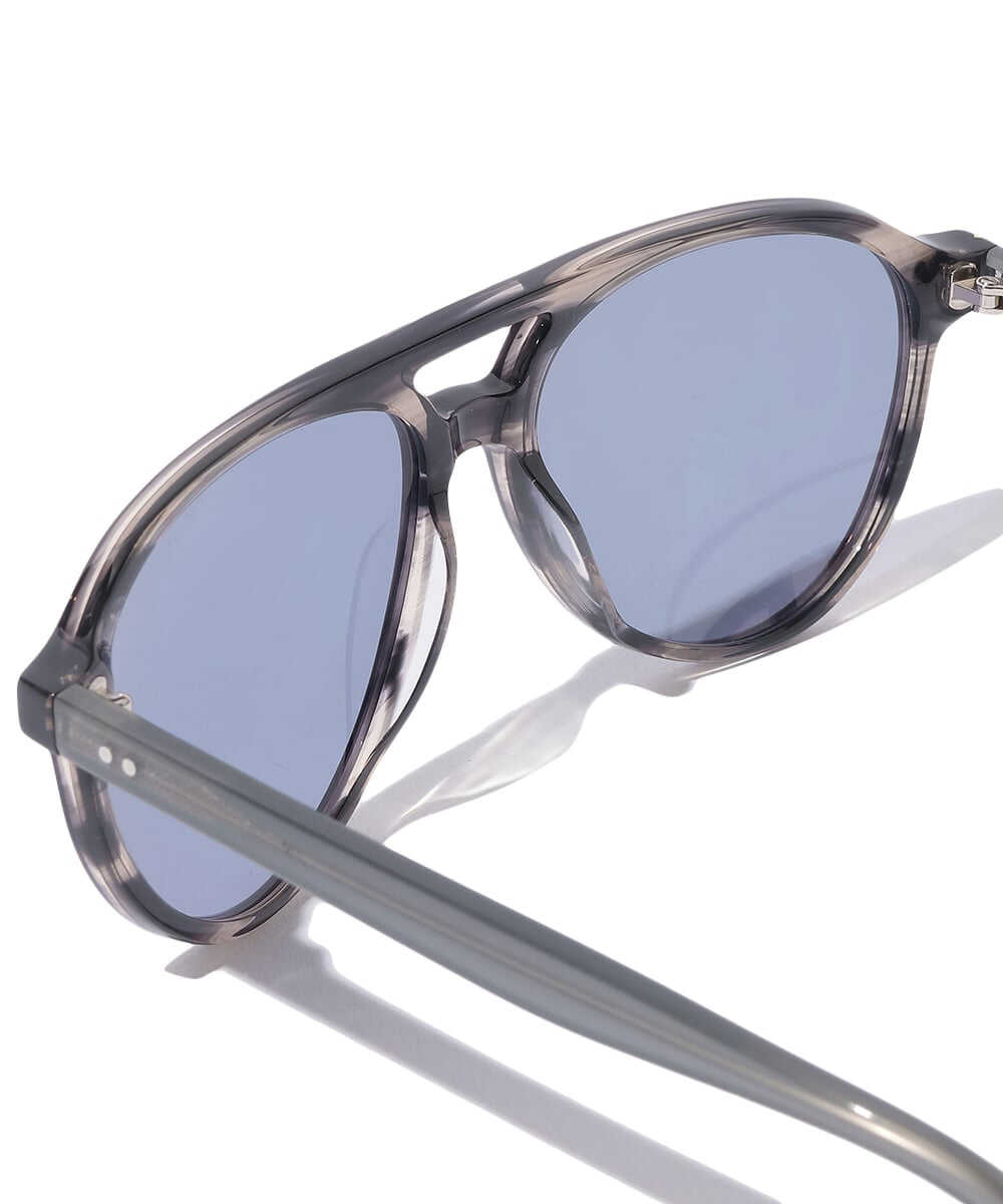 ツーブリッジ ティアドロップ サングラス