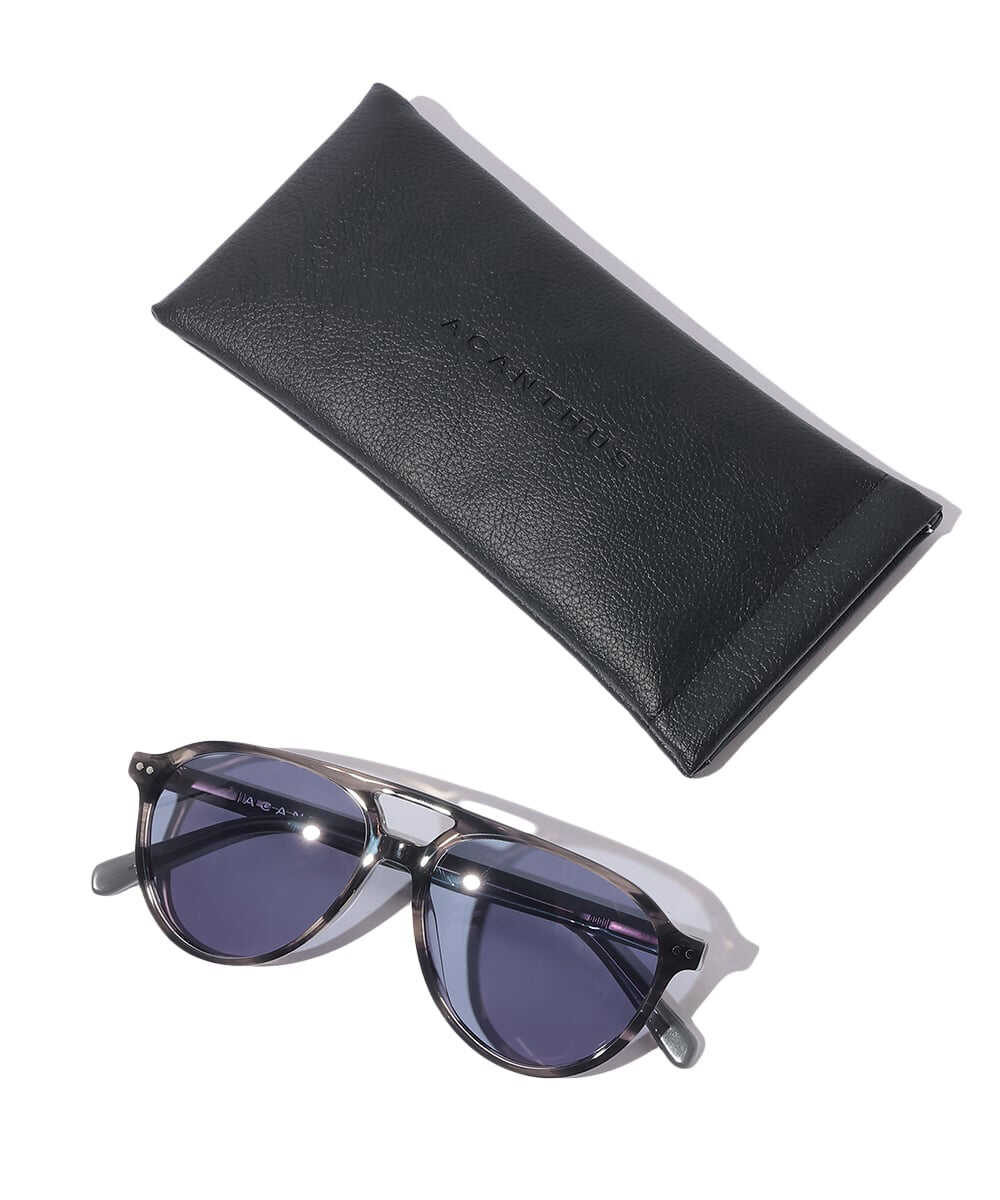 ツーブリッジ ティアドロップ サングラス