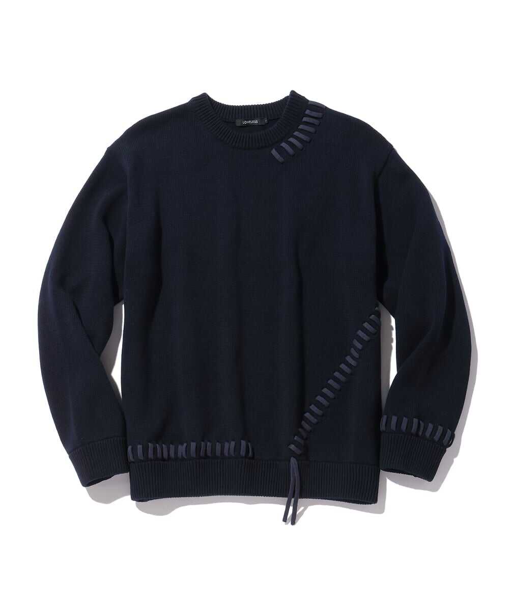 ポイントスレッド プルオーバーニット