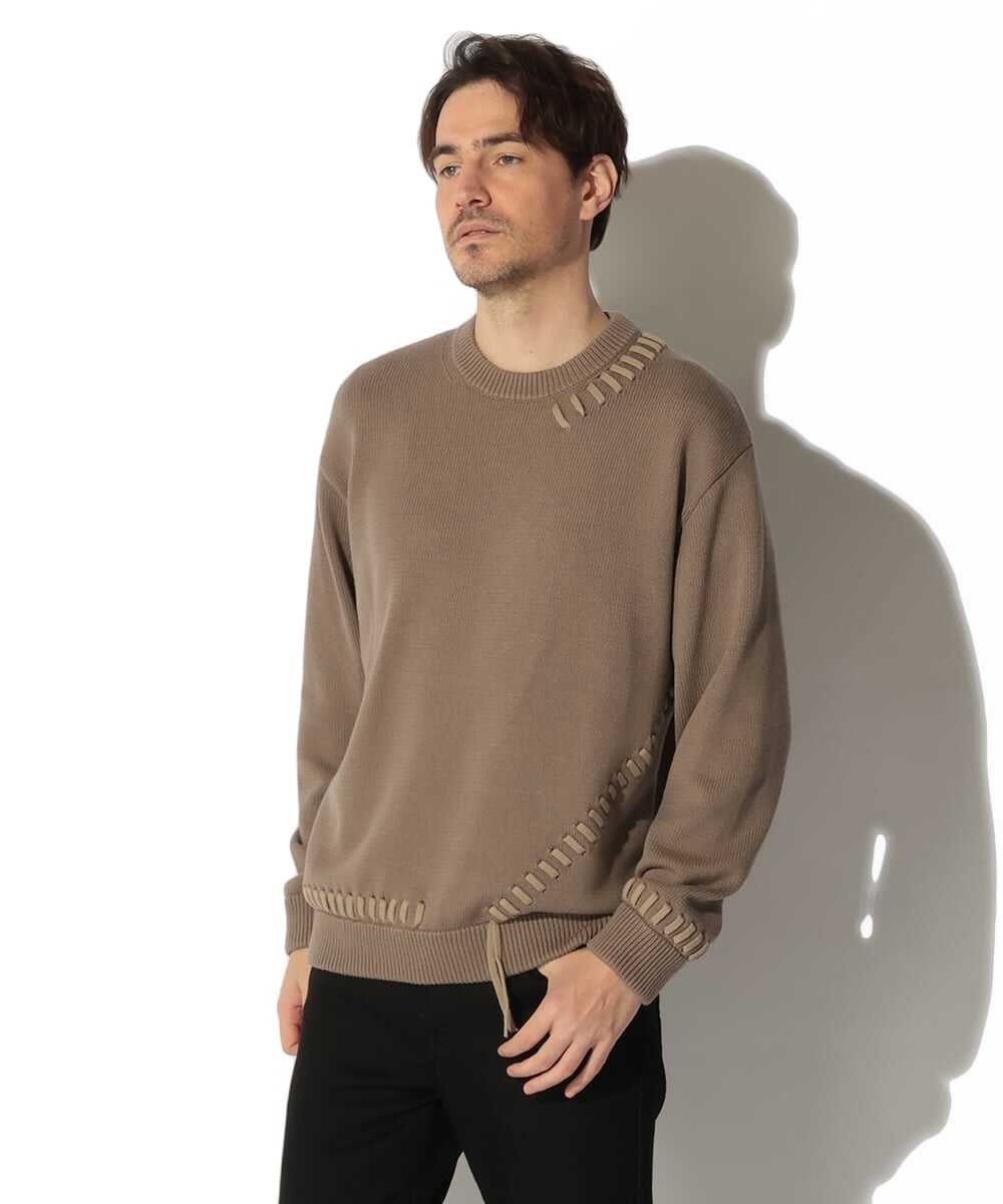 ポイントスレッド プルオーバーニット