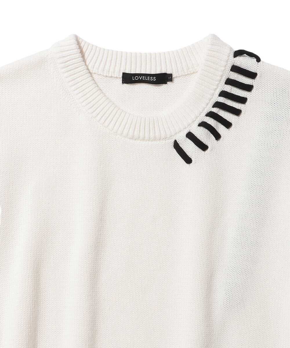 ポイントスレッド プルオーバーニット