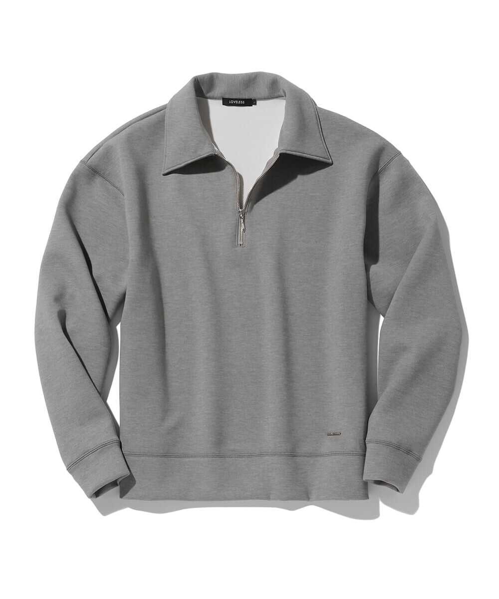 ダンボール ハーフジップ プルオーバー