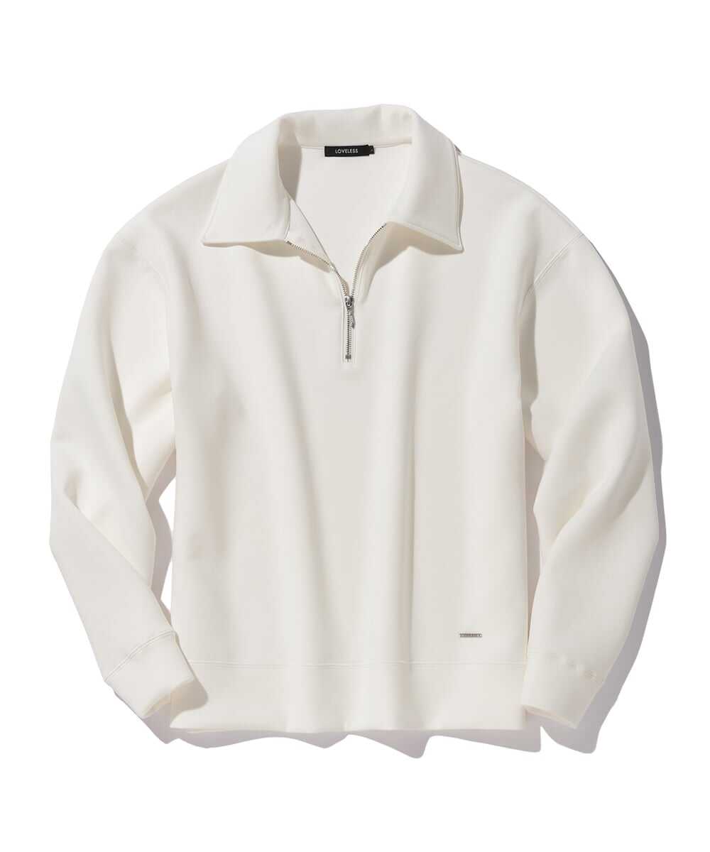 ダンボール ハーフジップ プルオーバー