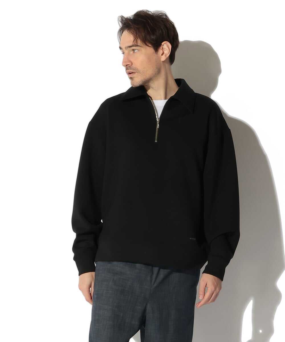 ダンボール ハーフジップ プルオーバー