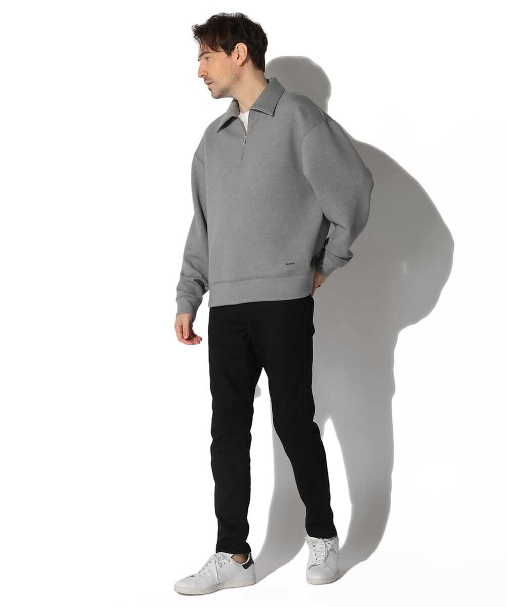 ダンボール ハーフジップ プルオーバー