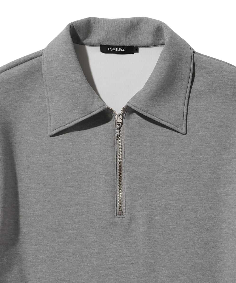 ダンボール ハーフジップ プルオーバー