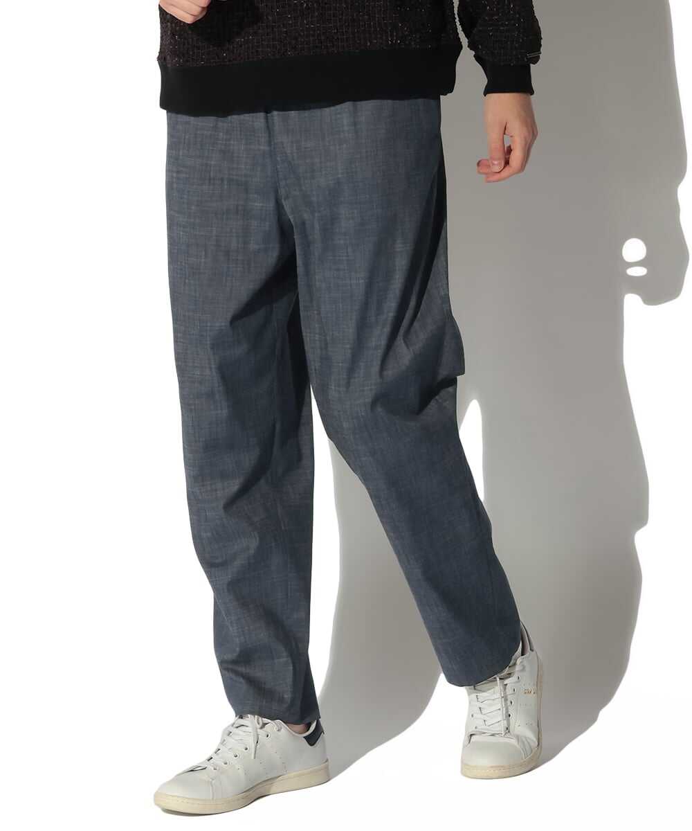 別注先行 シャンブレー テイパード イージーパンツ