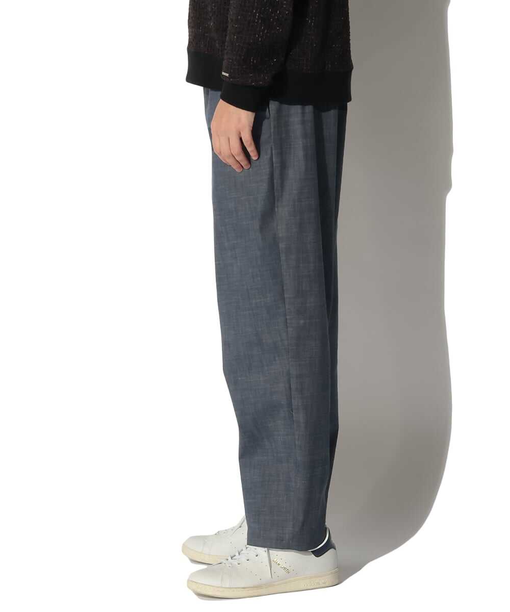 別注先行 シャンブレー テイパード イージーパンツ