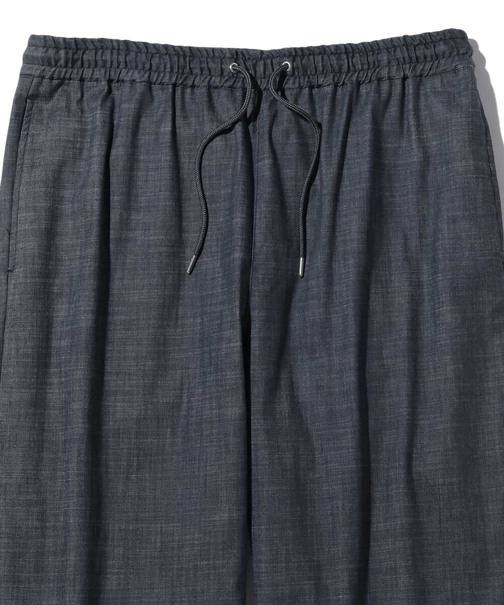 別注先行 シャンブレー テイパード イージーパンツ